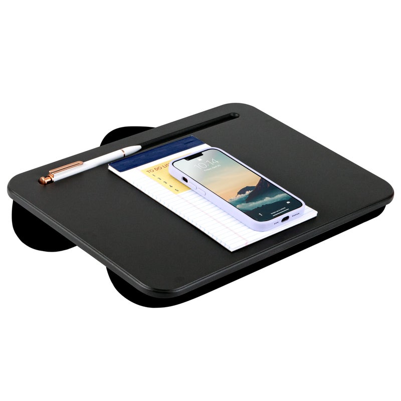 LAPGEAR Compact Lap Desk - Fits up to 15 Inch Laptops - Black - Style No. 43108 - Image 1